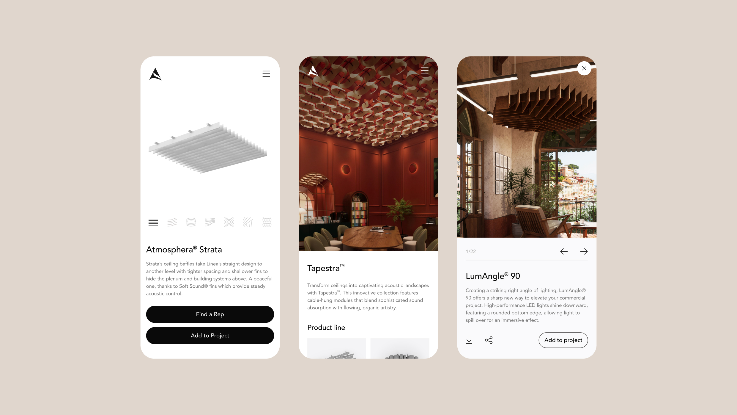 Arktura mobile design