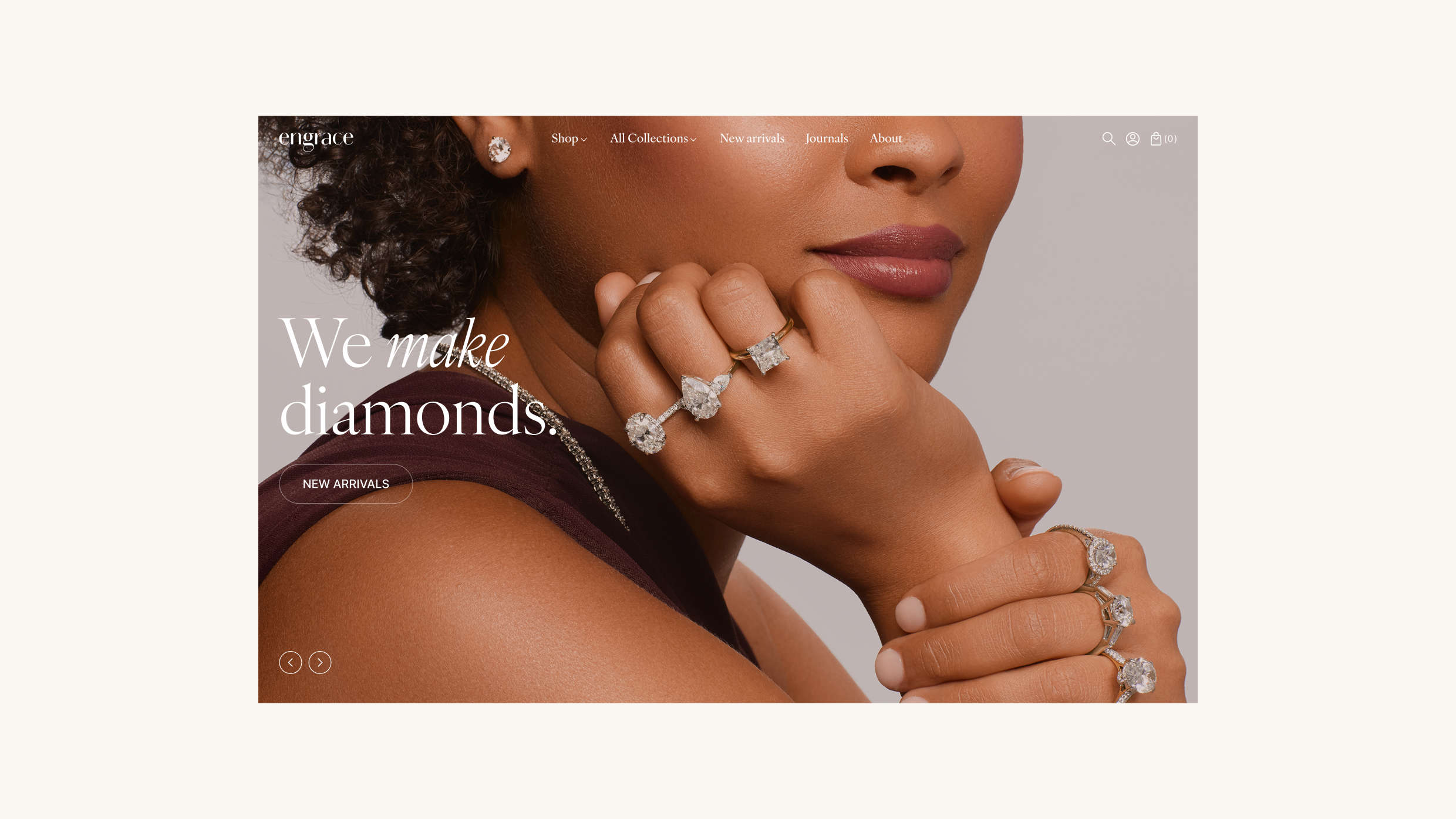 Engrace website hero