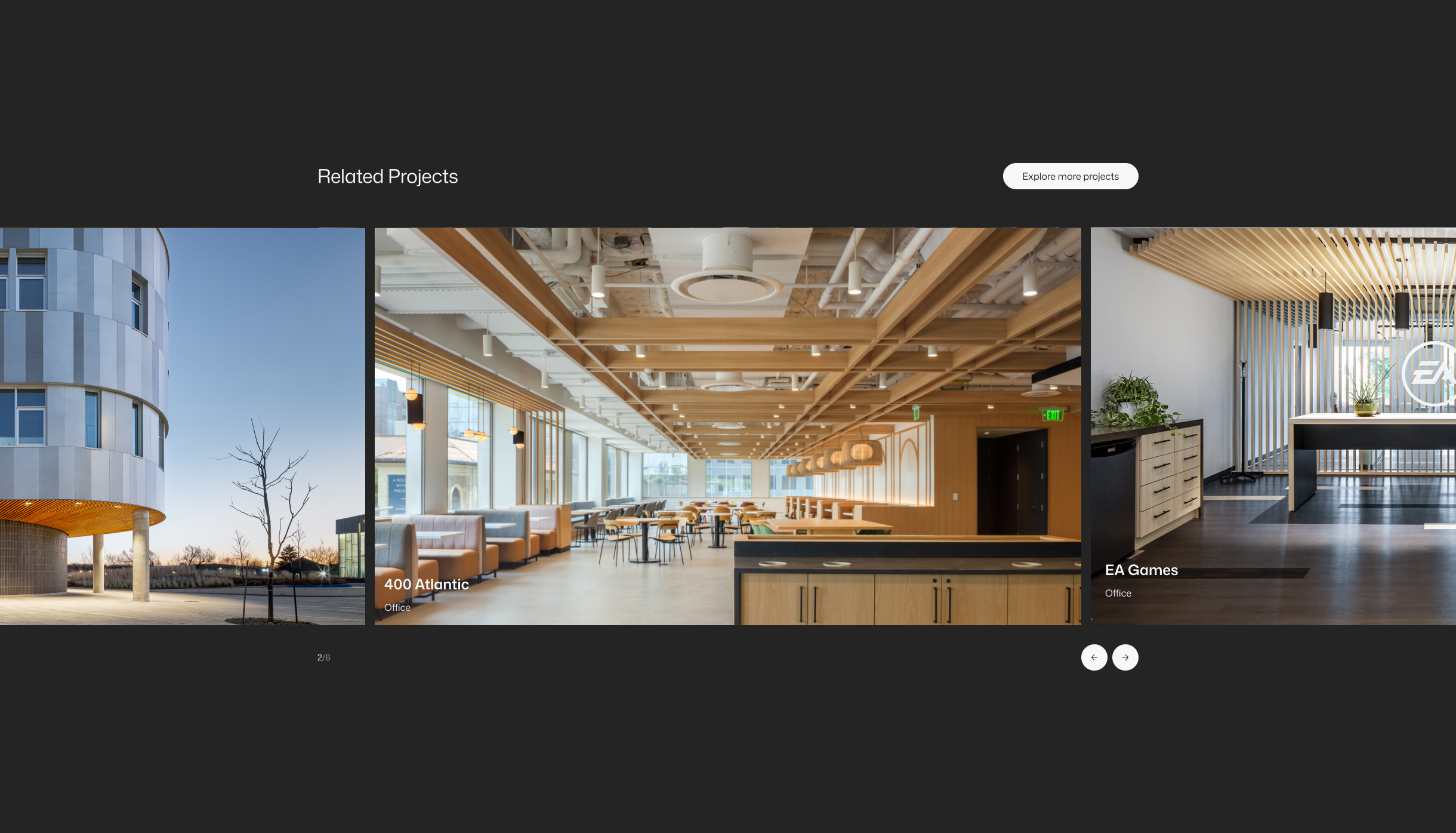 Maxxit Group website carousel