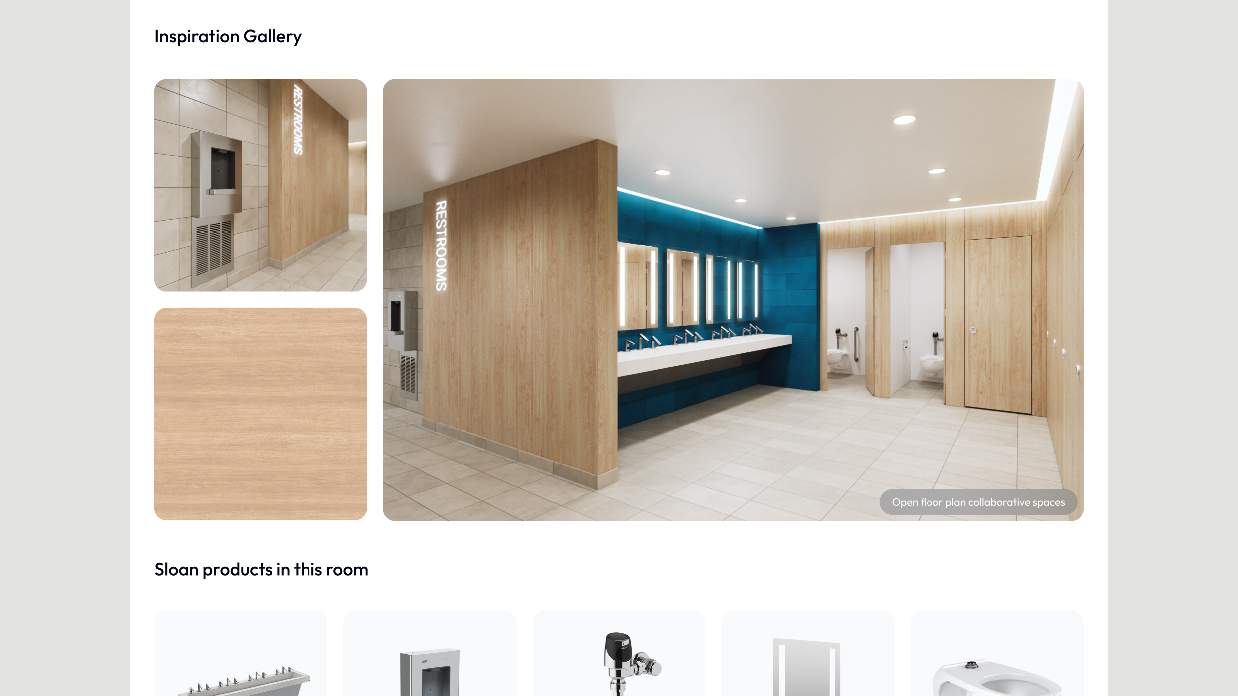 Sloan restroom design gallery