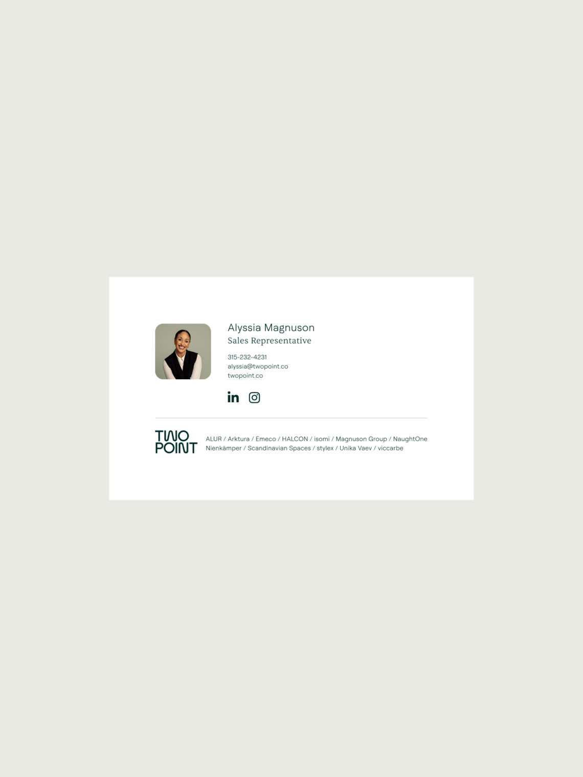 Twopoint email signature