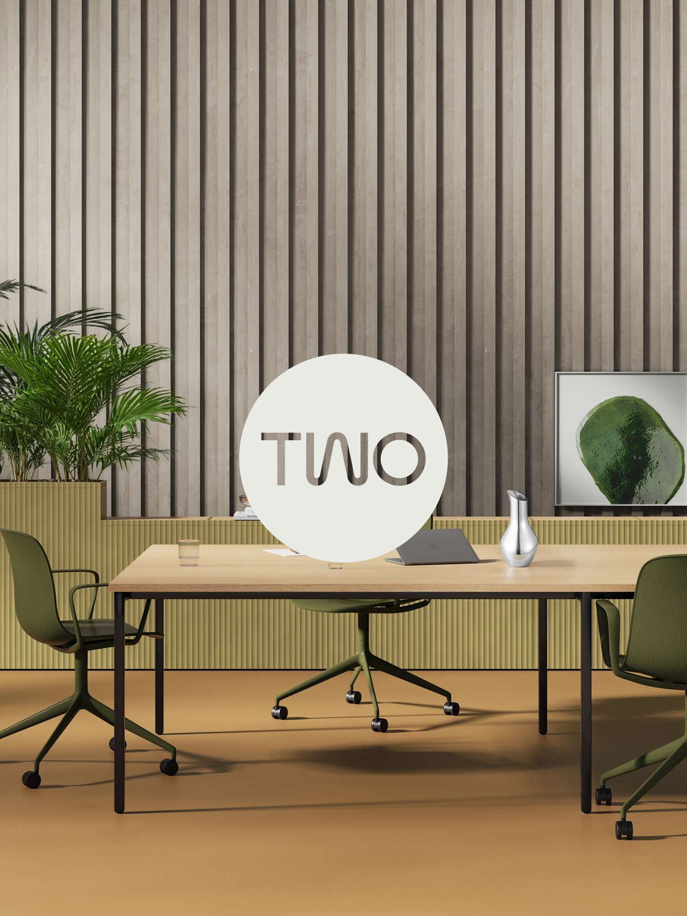 Twopoint logo in office